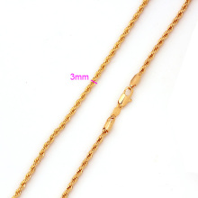 Xuping Mode Sonderpreis 18k Gold Farbe Halskette (41576)